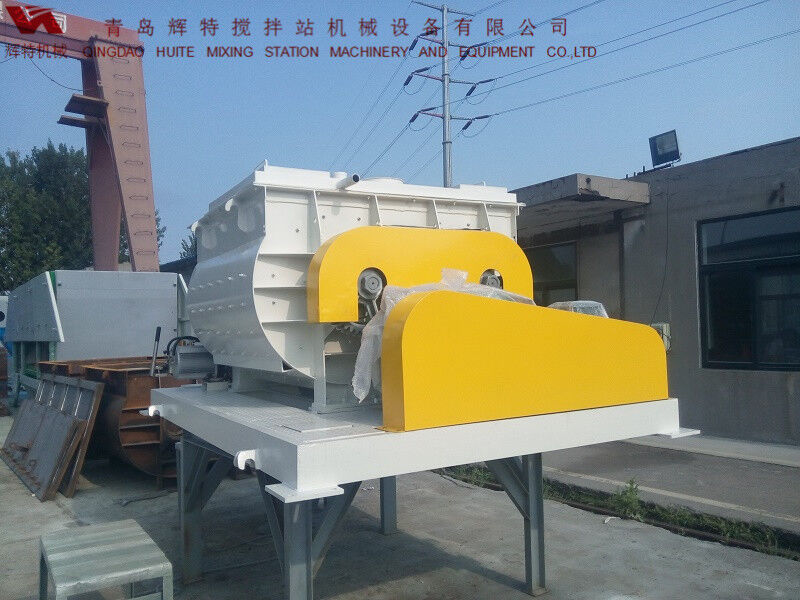 JS750攪拌臂采用偏心式設(shè)計(jì)，延長使用壽命，青島輝特機(jī)械