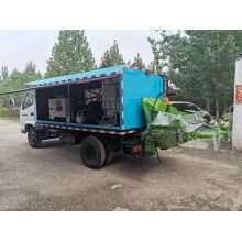  車載式雙噴頭濕噴機(jī)，車載式濕噴臺車，雙噴頭混凝土濕噴臺車