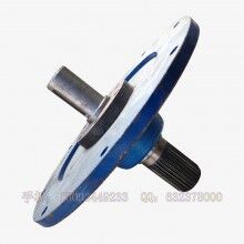 管式325螺旋輸送機動力頭 絞龍灰泵皮帶輪減速機軸頭 28齒花鍵傳動軸聯軸器